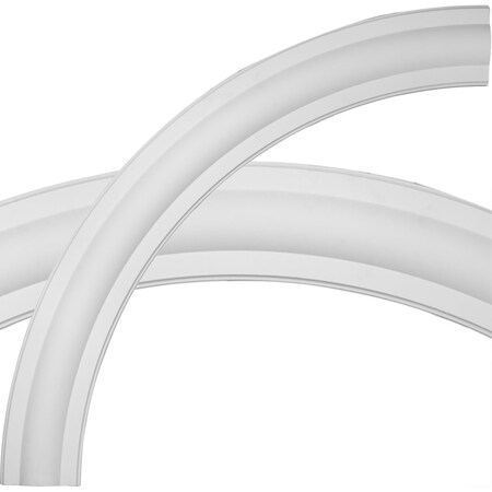Ekena Millwork 93 1/2"OD x 77 3/4"ID x 7 7/8"W x 2 3/4"P Traditional Ceiling Ring (1/4 of complete circle) CR96TR
